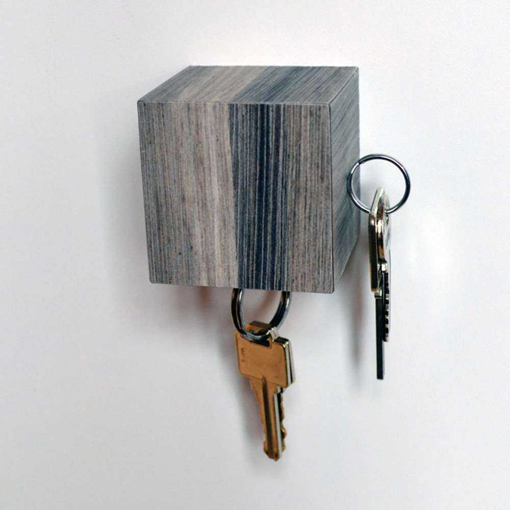 Kube Key Holder, Grey, Tat Chao