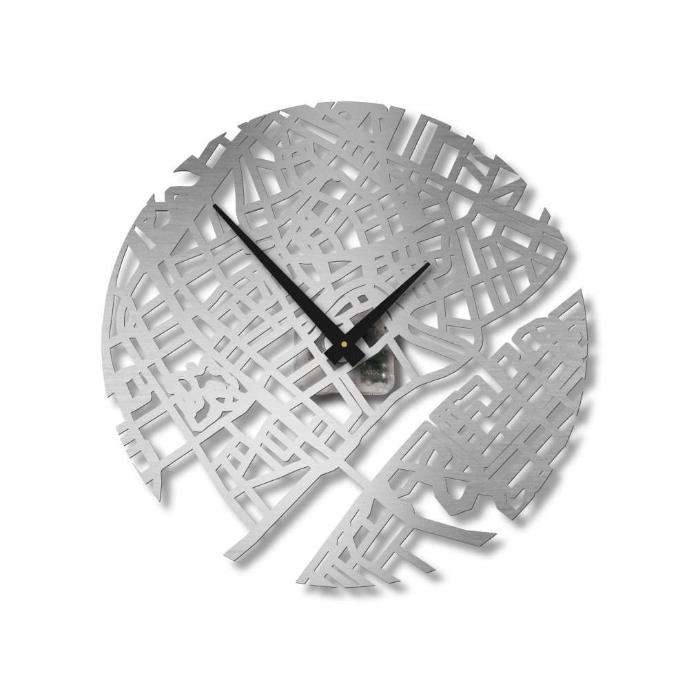 Copenhagen Stainless Steel Clock | Urban Story Clocks