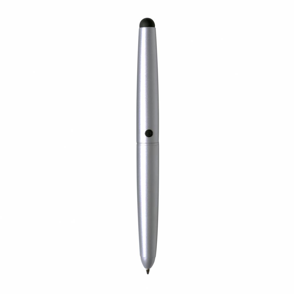Ten Design Balance Ballpoint Pen and Stylus - Silver