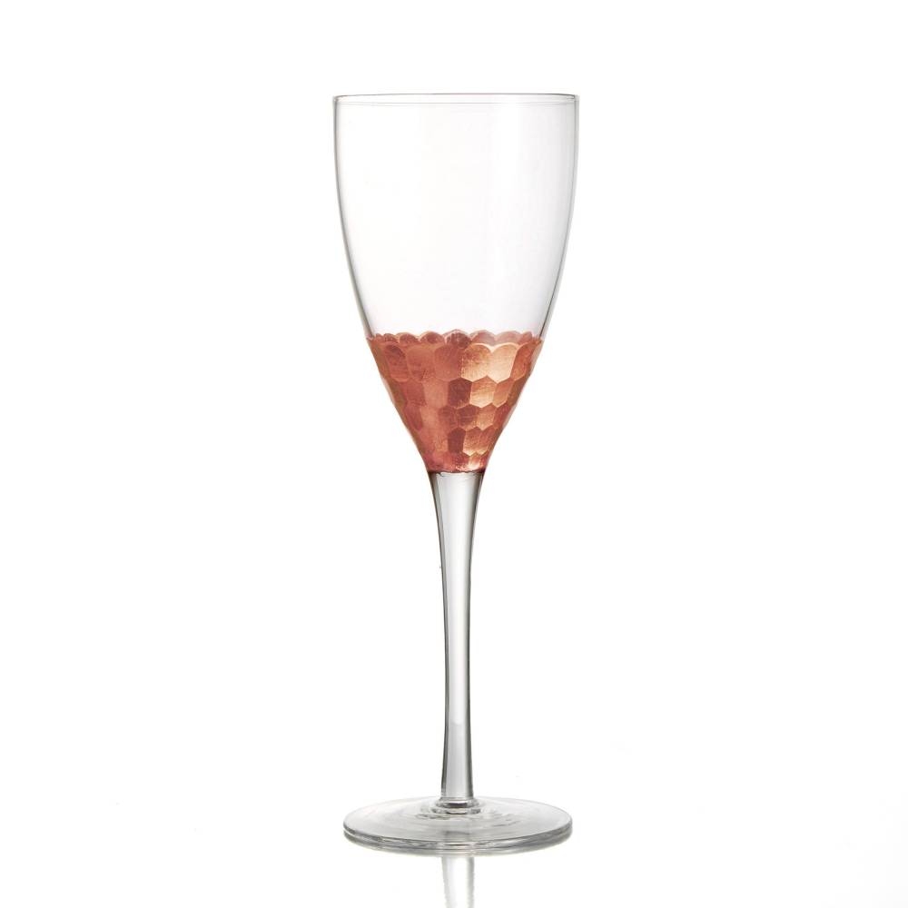 Daphne Copper Set of 4 Wine Glasses | Jay Companies