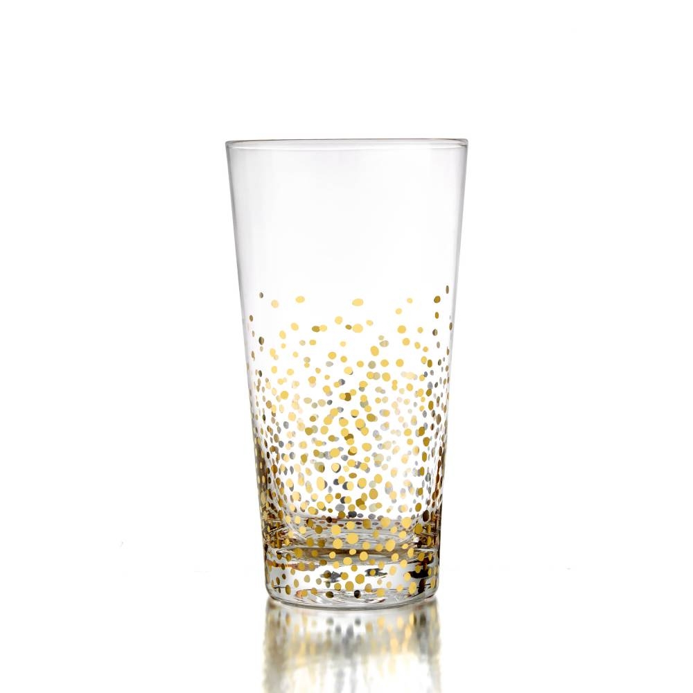 Gold Luster Highball Set of 4 | Jay Companies